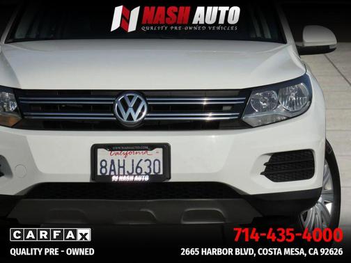 Pure White 2017 Volkswagen Tiguan 2.0T S