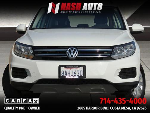 Pure White 2017 Volkswagen Tiguan 2.0T S