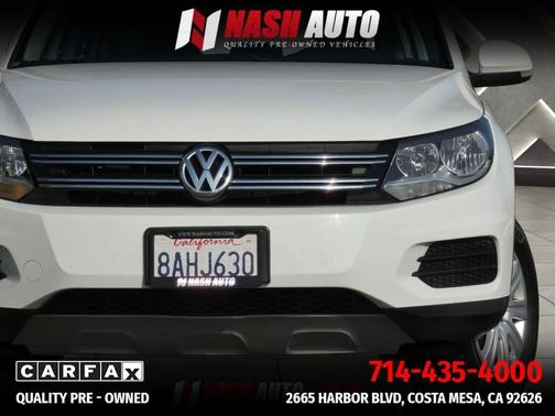 Pure White 2017 Volkswagen Tiguan 2.0T S