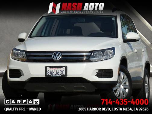 Pure White 2017 Volkswagen Tiguan 2.0T S