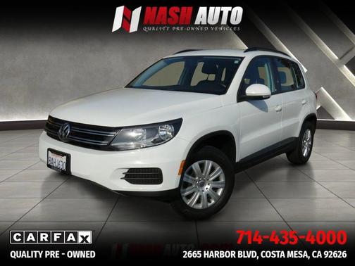 Pure White 2017 Volkswagen Tiguan 2.0T S