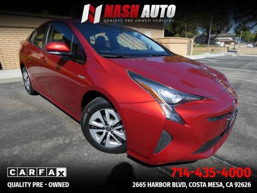 Hypersonic Red 2017 Toyota Prius Three
