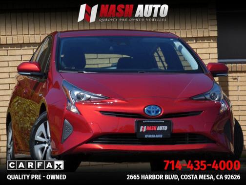 Hypersonic Red 2017 Toyota Prius Three