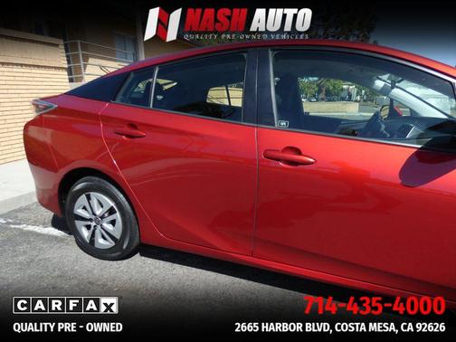 Hypersonic Red 2017 Toyota Prius Three