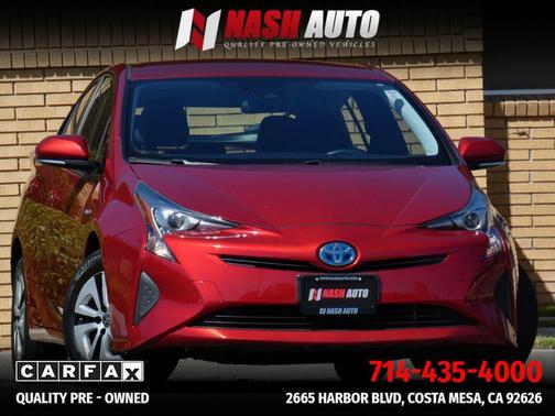 Hypersonic Red 2017 Toyota Prius Three