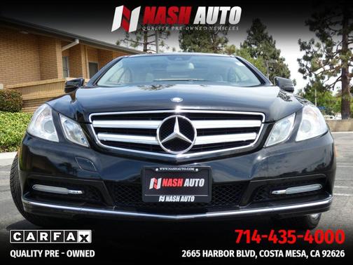 Black 2013 Mercedes-Benz E-Class E 350 Coupe 2D