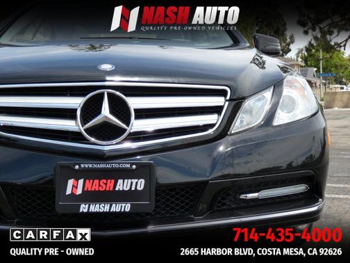 Black 2013 Mercedes-Benz E-Class E 350 Coupe 2D