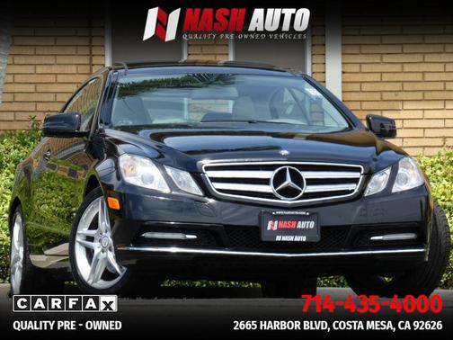 Black 2013 Mercedes-Benz E-Class E 350 Coupe 2D