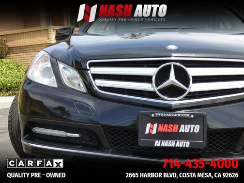 Black 2013 Mercedes-Benz E-Class E 350 Coupe 2D