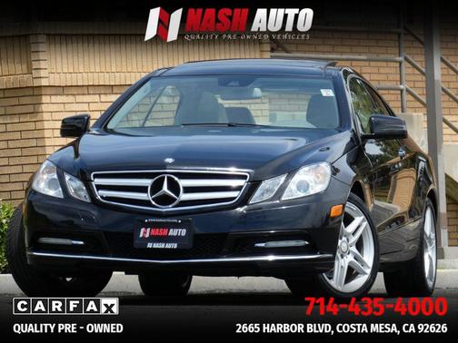 Black 2013 Mercedes-Benz E-Class E 350 Coupe 2D
