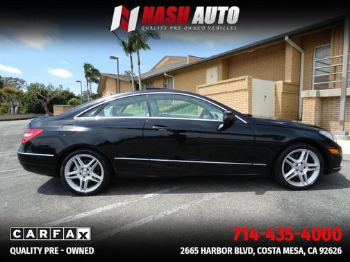 Black 2013 Mercedes-Benz E-Class E 350 Coupe 2D