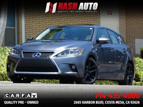 Gray 2015 Lexus CT 200h CT 200h Hatchback 4D
