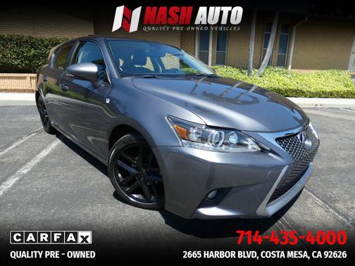 Gray 2015 Lexus CT 200h CT 200h Hatchback 4D
