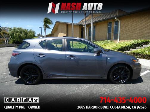Gray 2015 Lexus CT 200h CT 200h Hatchback 4D
