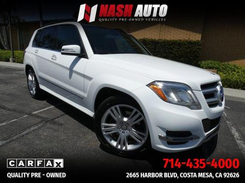 White 2014 Mercedes-Benz GLK-Class GLK 350