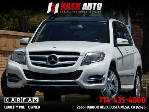 White 2014 Mercedes-Benz GLK-Class GLK 350