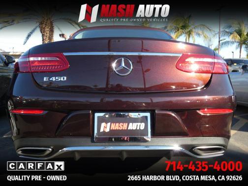 2019 Mercedes-Benz E-Class E 450 Cabriolet 2D