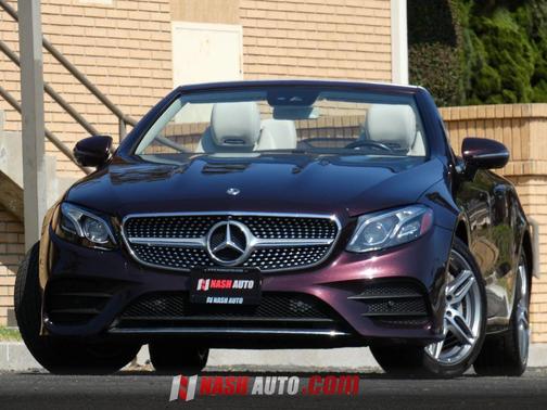 Red 2019 Mercedes-Benz E-Class 4MATIC