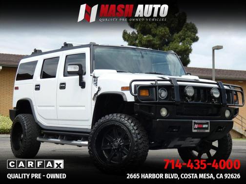 White 2006 Hummer H2 Base