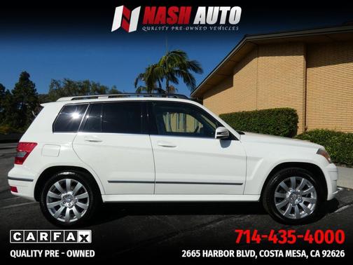 White 2012 Mercedes-Benz GLK-Class GLK 350
