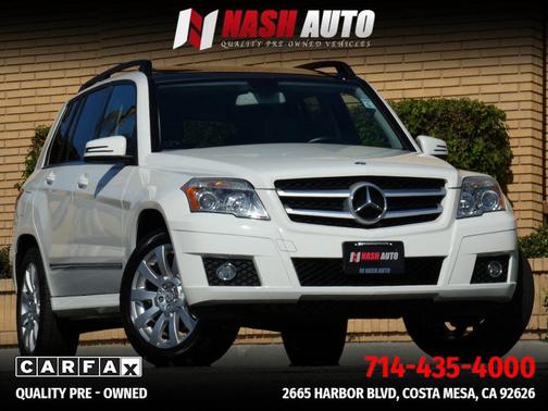 White 2012 Mercedes-Benz GLK-Class GLK 350