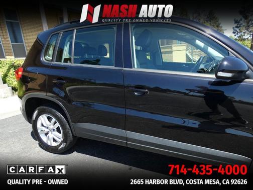 Deep Black Pearl 2017 Volkswagen Tiguan 2.0T S 4MOTION
