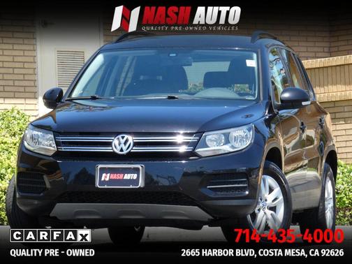 Deep Black Pearl 2017 Volkswagen Tiguan 2.0T S 4MOTION