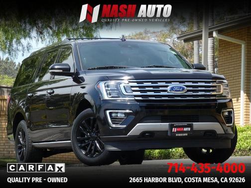 Agate Black Metallic 2019 Ford Expedition Max Limited