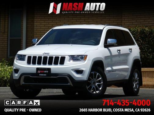 Bright White Clearcoat 2015 Jeep Grand Cherokee Limited