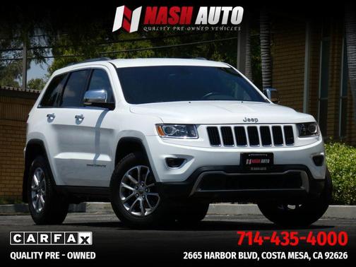 Bright White Clearcoat 2015 Jeep Grand Cherokee Limited