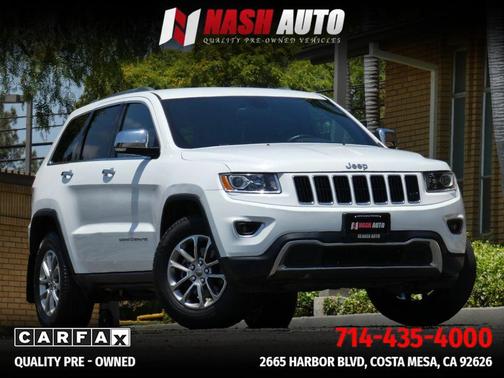 Bright White Clearcoat 2015 Jeep Grand Cherokee Limited