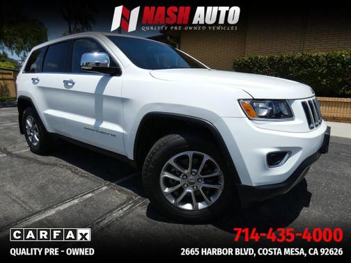 Bright White Clearcoat 2015 Jeep Grand Cherokee Limited
