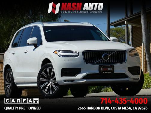 White 2020 Volvo XC90 T6 Momentum
