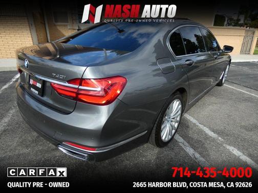Gray 2018 BMW 740 740i Sedan 4D