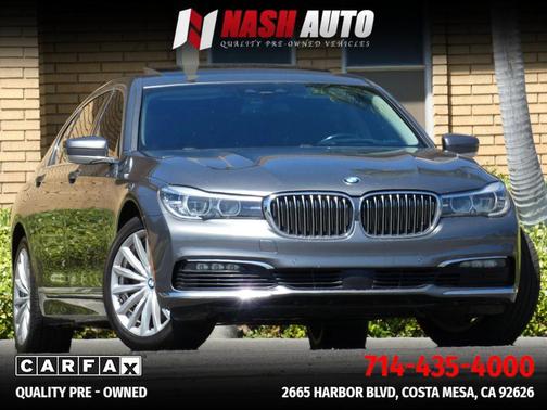 Gray 2018 BMW 740 740i Sedan 4D