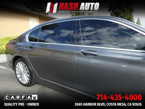 Gray 2018 BMW 740 740i Sedan 4D