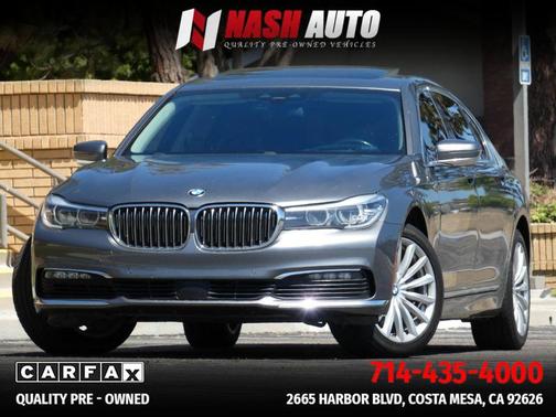 Gray 2018 BMW 740 740i Sedan 4D