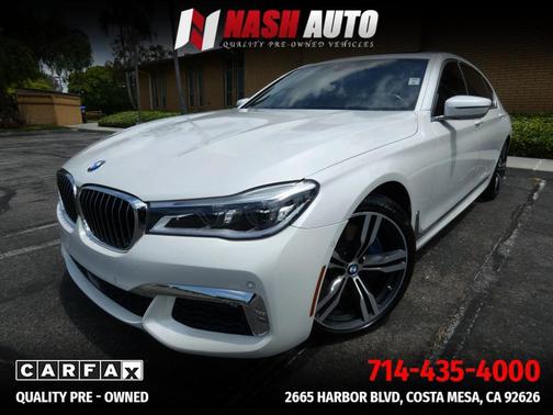 White 2018 BMW 750 I