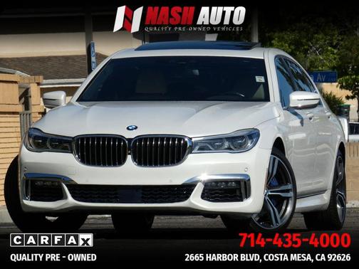 White 2018 BMW 750 I