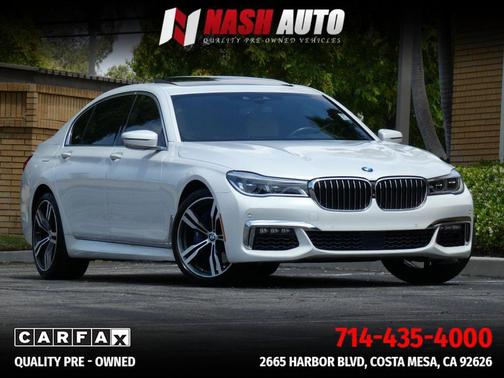 White 2018 BMW 750 I