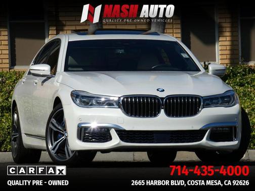 White 2018 BMW 750 I