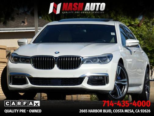 White 2018 BMW 750 I