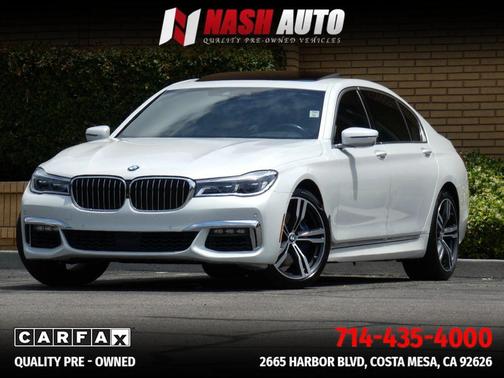 White 2018 BMW 750 I