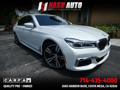 White 2018 BMW 750 I