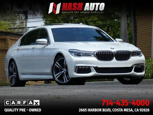 White 2018 BMW 750 I
