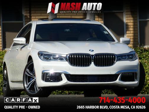 White 2018 BMW 750 I