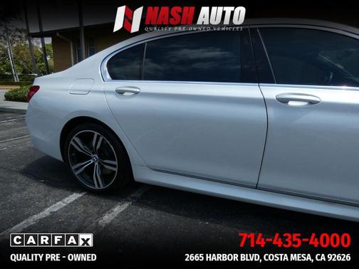White 2018 BMW 750 I