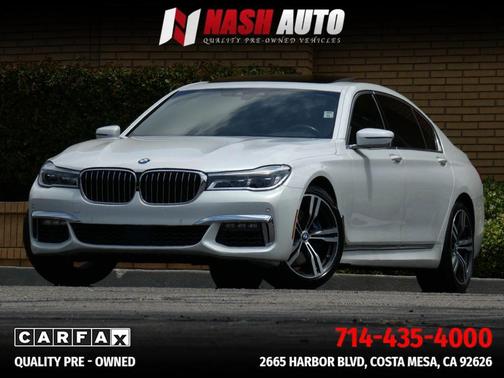 White 2018 BMW 750 I