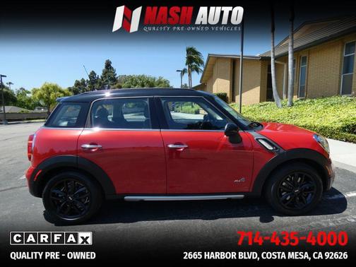 Red 2016 MINI Countryman Cooper S ALL4