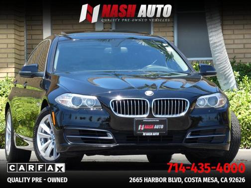 Black 2014 BMW 528 528i Sedan 4D